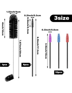 Kit de Cepillos de Limpieza para Comederos de Colibrí Perthlin 19 Piezas 2