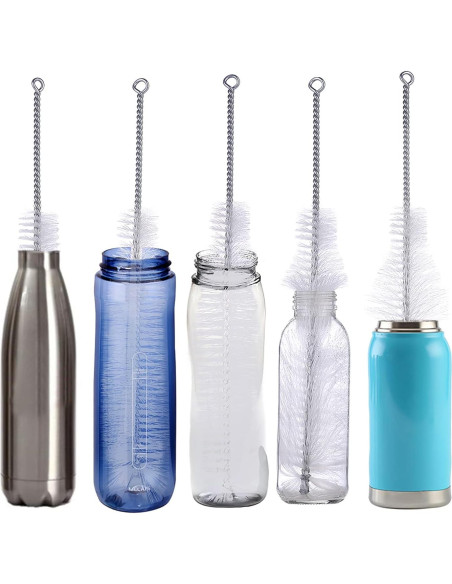 Cepillo Limpiabotellas FOLUNUE 41.91 cm Cuello Estrecho