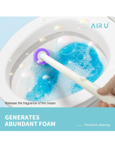 48 Recargas de Cabeza de Cepillo de Inodoro AIR U+ Púrpura 2