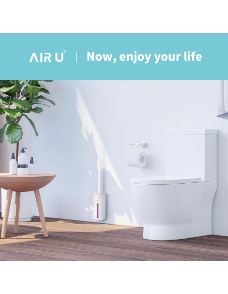 48 Recargas de Cabeza de Cepillo de Inodoro AIR U+ Púrpura