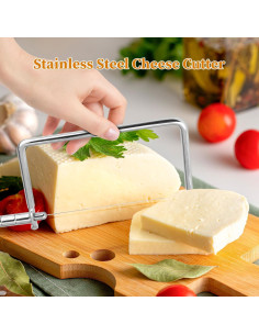 Cortador de Queso Portátil Leefasy Acero Inoxidable 12.7 cm 2