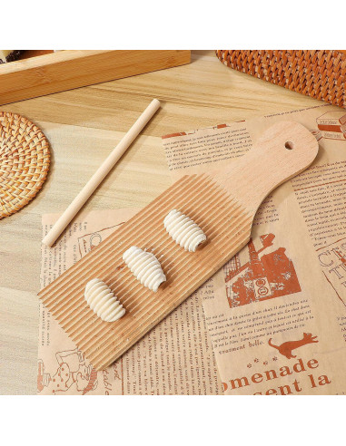 Tablero de Pasta Cabilock con Rodillo y Palas de Madera