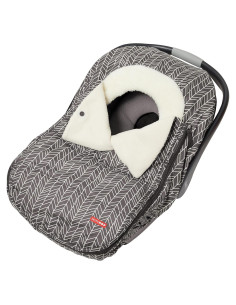 Cubierta de Asiento de Auto Skip Hop Invierno Pluma Gris