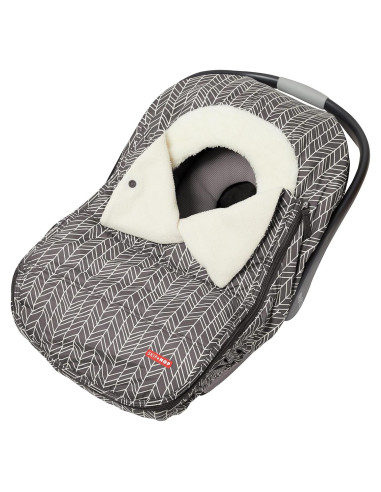 Cubierta de Asiento de Auto Skip Hop Invierno Pluma Gris