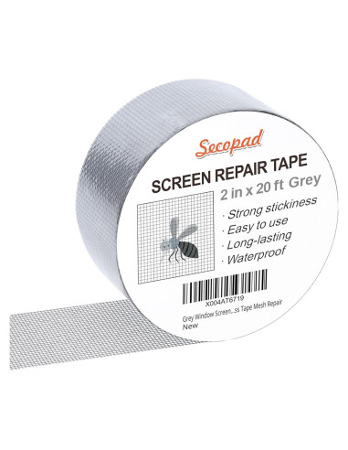 Cinta de Reparación de Pantallas Secopad 2x6m Gris