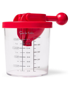 Cortador de Tomates y Uvas Sur La Table Rojo Acero Inoxidable