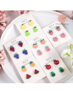 Cortadores de Arcilla Polimérica de Frutas Puocaon - 10 Pcs 2