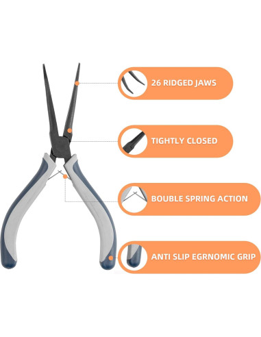 Pinzas para Espinas de Pescado HHZZMIAO 15.24cm Acero Inoxidable