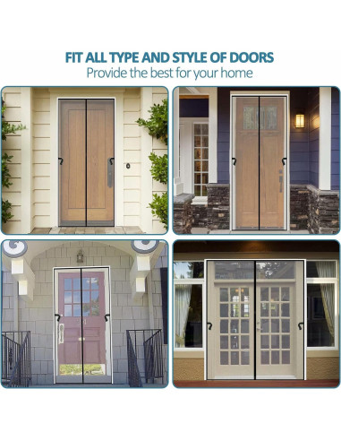 Puerta de Pantalla Magnética Chusstang 70x95 cm Resistente