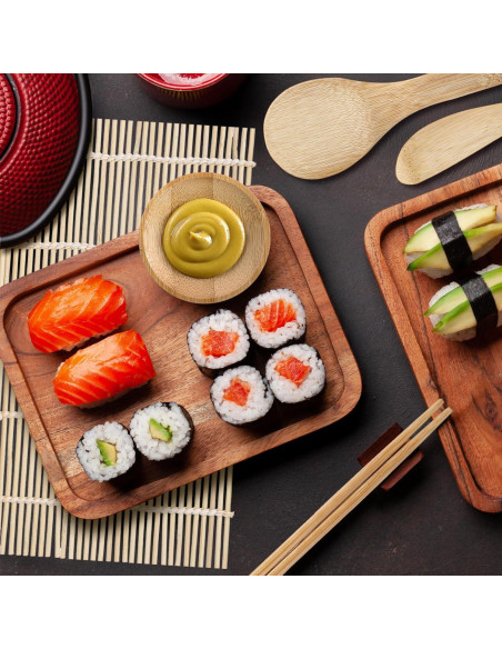 Kit de Hacer Sushi Guduling 6 Piezas de Bambú para Principiantes