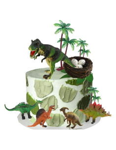 Decoraciones de Pastel de Dinosaurio LEFUBABY - 5 Piezas