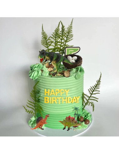 Decoraciones de Pastel de Dinosaurio LEFUBABY - 5 Piezas