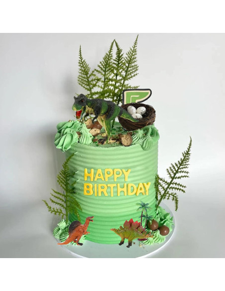 Decoraciones de Pastel de Dinosaurio LEFUBABY - 5 Piezas