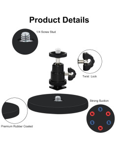 Soporte de Pared Magnético VVHOOY para Cámara Ring Stick Up 2