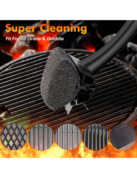 Cepillo Limpiador de Parrilla Matscover Sin Cerda 42.4 cm