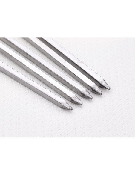 Pinchos de Barbacoa HONSHEN 30 cm Acero Inoxidable Paquete 12