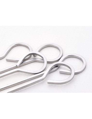 Pinchos de Barbacoa HONSHEN 30 cm Acero Inoxidable Paquete 12