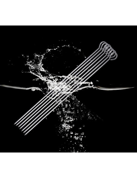 Pinchos de Barbacoa HONSHEN 30 cm Acero Inoxidable Paquete 12