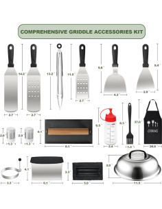 Kit de Accesorios para Plancha EWFEN 20 Piezas BBQ 2