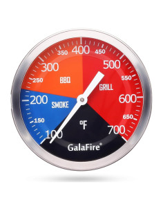 Termómetro de Parrilla GalaFire 3.2" Analógico para BBQ