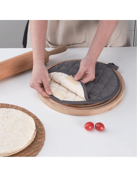 Calentador de Tortillas Lifaith - 2 Bolsas Microondas 25.4 cm