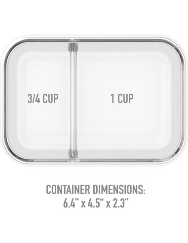 Contenedor de Snack Bentgo Vidrio 1.75 Tazas a Prueba de Fugas