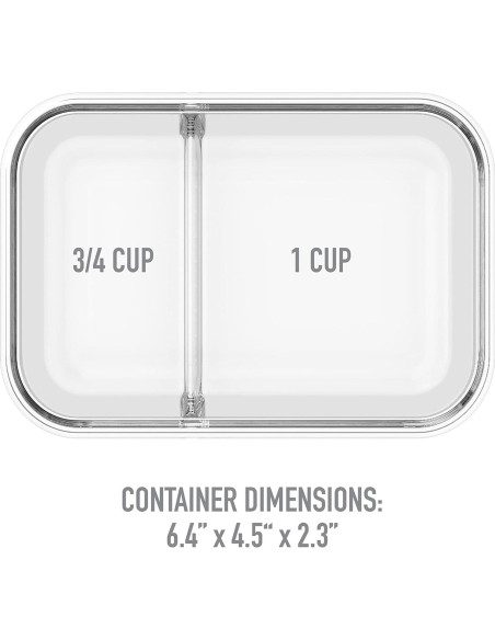 Contenedor de Snack Bentgo Vidrio 1.75 Tazas a Prueba de Fugas