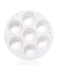 Molde de Silicona para Muffins SHEbaking 7 Tazas Multicolor