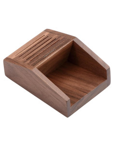 Soporte Organizador de Filtros de Espresso Normcore - Madera de Nogal