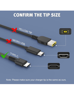 Cargador HP 65W USB-C Yeotsmut para Laptop y Chromebook 2