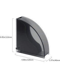 Soporte de Filtro de Café en Cono Watchget Acrílico Negro 2