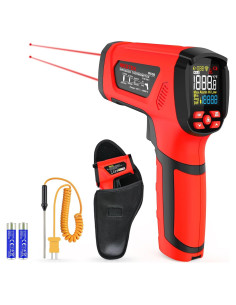 Termómetro Infrarrojo MESTEK IR05B -2000C, Pantalla LCD Colorida
