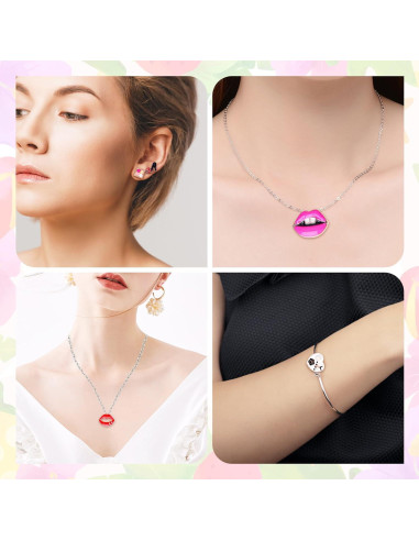 16 Encantos de Vaso de Vino para Mujeres - Marcadores de Bebida