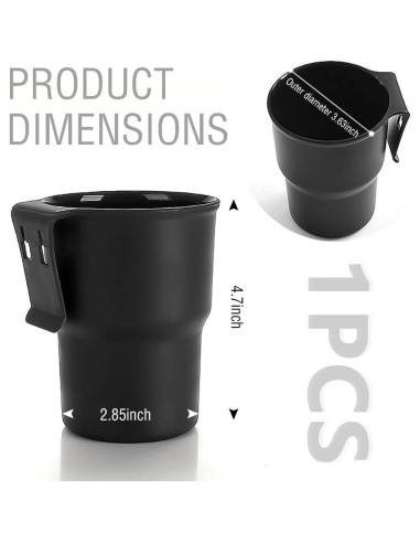 Soporte de Taza para Auto OFBAND, Organizador Multifuncional