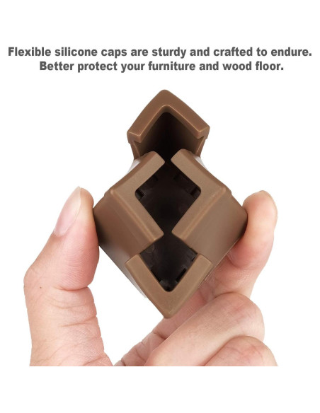 Protectores de Suelo para Patas de Silla Anwenk 36-41mm Fieltro