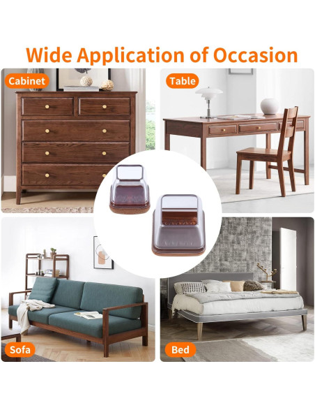 Protectores de Piso de Silicona Ezprotekt 24 Pcs M 19-25mm