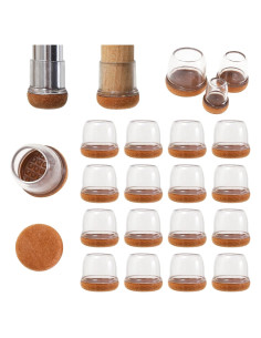 Protectores de Suelo para Patas de Silla Kotiorname 16 Piezas 14-18mm