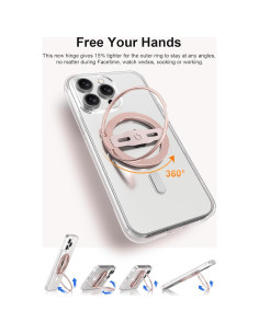 Soporte para Teléfono EWA MagOne 2da Gen Rosa Magnético 2