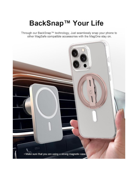 Soporte para Teléfono EWA MagOne 2da Gen Rosa Magnético Soporte para Teléfono EWA MagOne 2da Gen Rosa Magnético