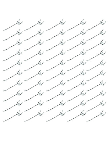 Ganchos de Metal Galvanizado Rawall 10 cm para Tablero Perforado