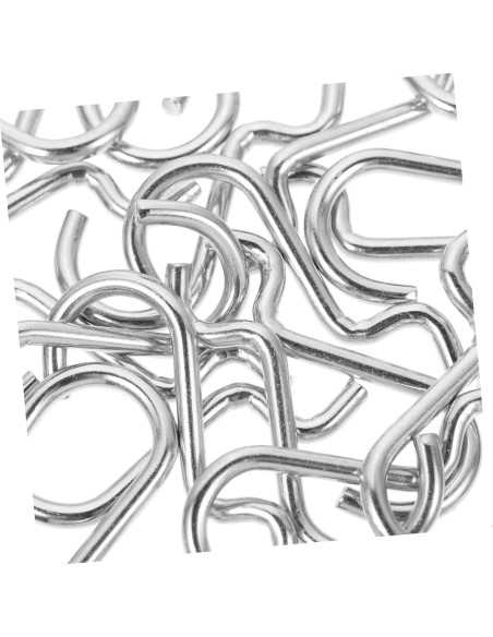 Ganchos en J de Metal Gadpiparty 20pcs para Tablero de Clavos