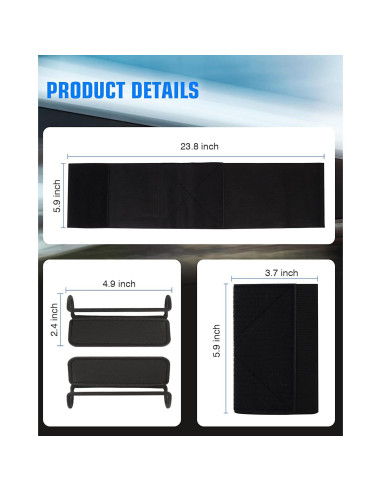 Soporte de Tableta para Coche WONNIE, 10-12.9" Negro