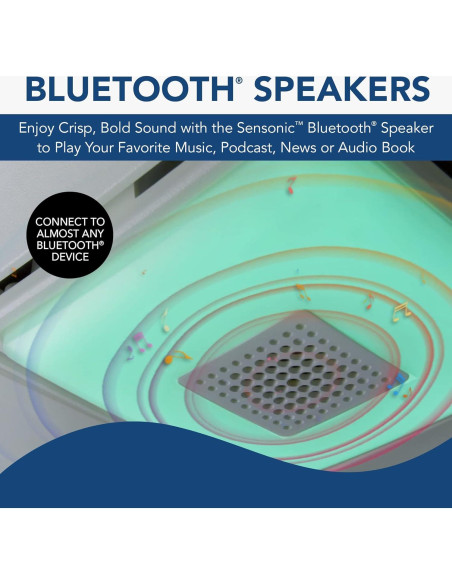 Cubierta de Reemplazo Broan-NuTone FG800RGBS con Luz LED y Altavoz