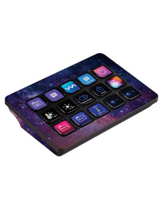 MightySkins Piel para Elgato Stream Deck MK.2 - Estrellas Violetas