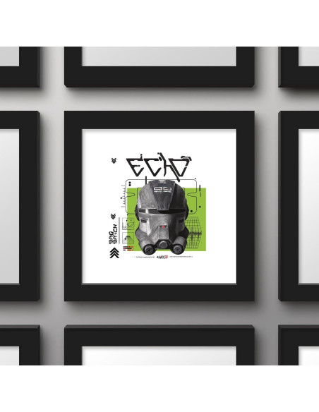 Arte de Pared Star Wars Bad Batch Echo Clone Trooper