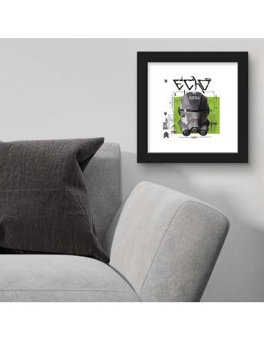 Arte de Pared Star Wars Bad Batch Echo Clone Trooper