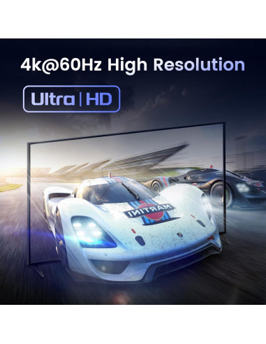 Conmutador HDMI 4K 2 en 4 avedio links con Control Remoto