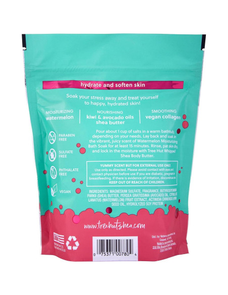 Baño Hidratante Tree Hut Sandía 471.7 g - Sin Parabenos