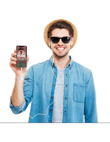 Adaptador de Auriculares Lightning a 3.5mm esbeecables 3 Pzs