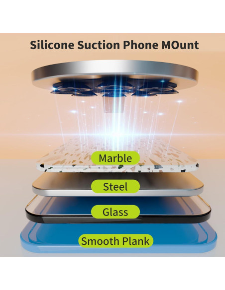 Soporte para teléfono magnético CHOWDOLANG amarillo 0.99 kg Soporte para teléfono magnético CHOWDOLANG amarillo 0.99 kg